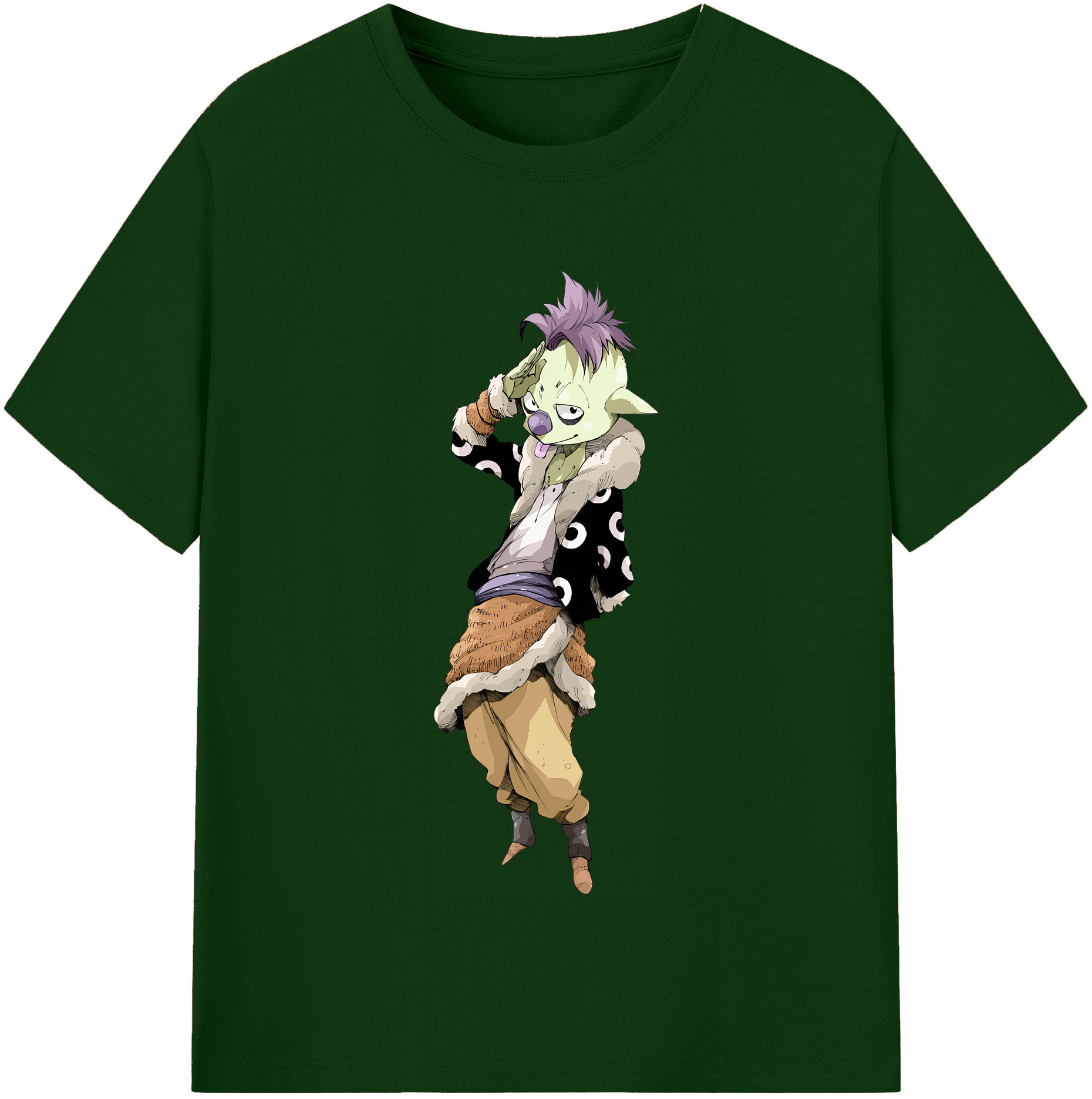 （画像用） 転スラ Regarding Reincarnated to Slime 綿100％半袖Tシャツ（フロントプリント）